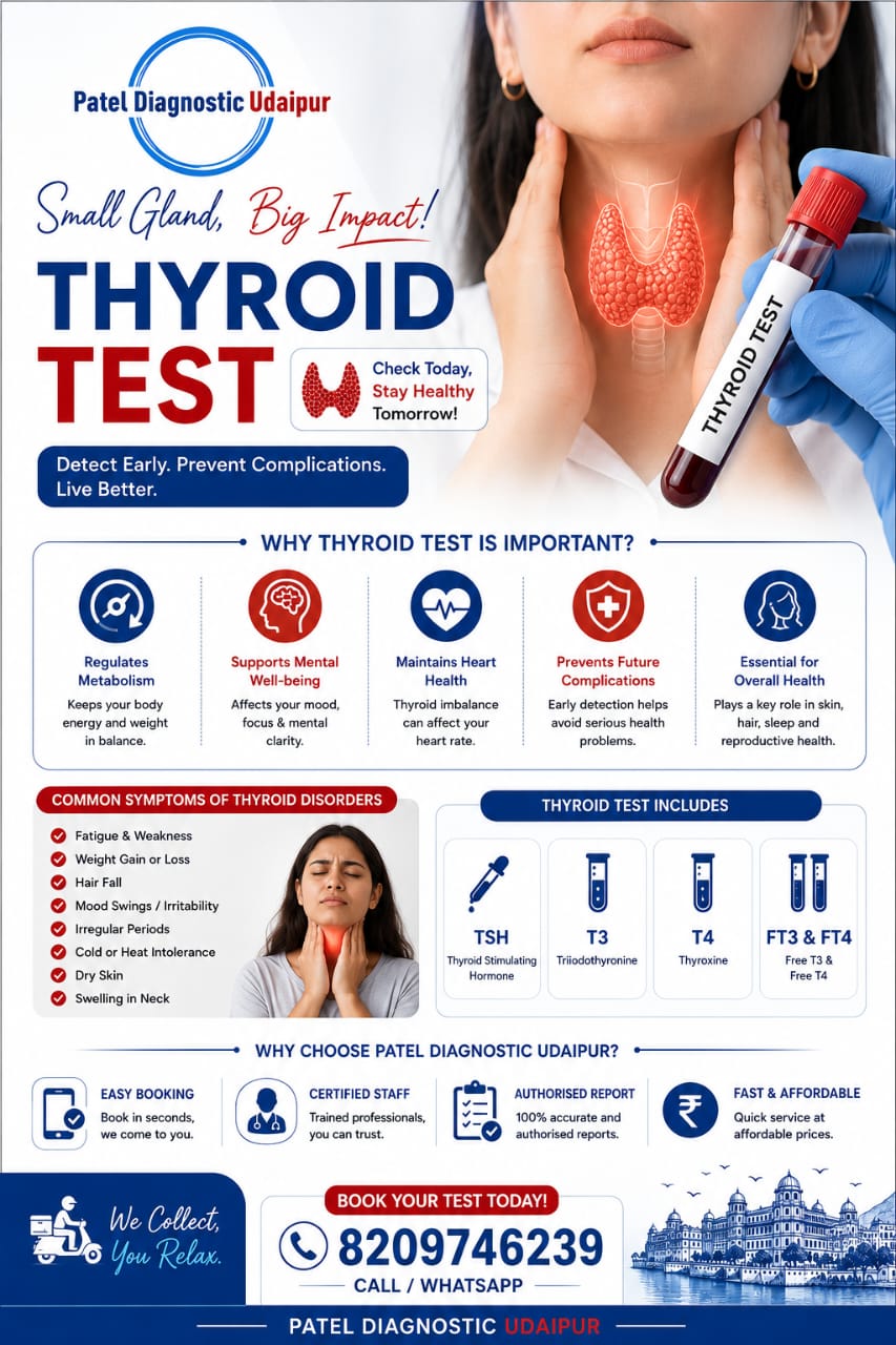 Thyroid TSH Test Facility in Udaipur